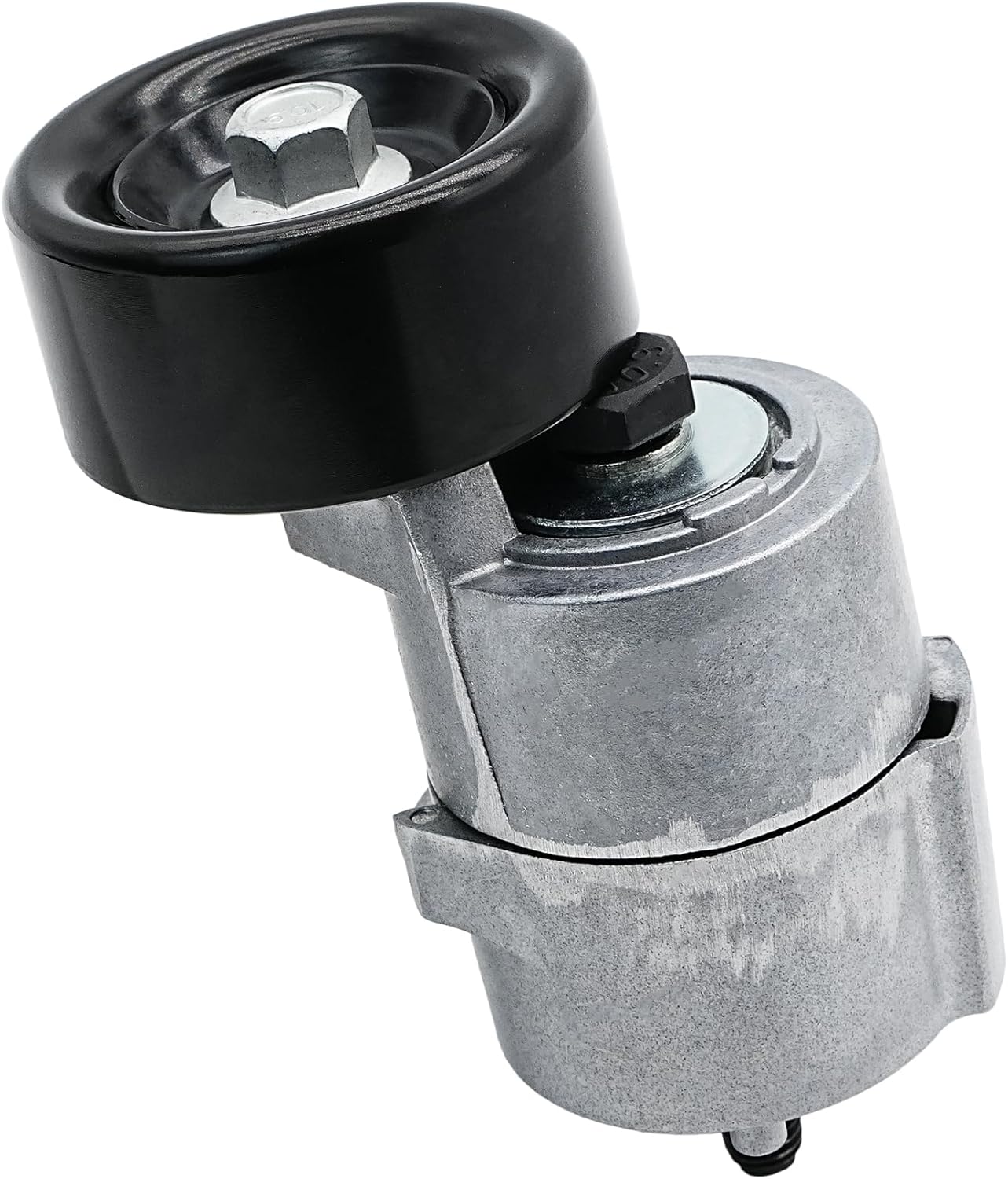 Belt Tensioner Assembly with Pulley Compatible with 2010-2014 Hyundai Tucson, 2006-2014 Sonata, 2011-2015 Kia Sportage, 2007-2010 Rondo, 2006-2015 Optima, 2010-2013 Forte Koup, Replaces# 2528125000