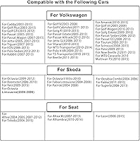 Vista 6 de UNITOPSCI Android 11 Estéreo de coche para VW Golf Passat Jetta Touran Seat Skoda Octivia Apple CarPlay Android Auto 2G 32G 7 pulgadas Pantalla