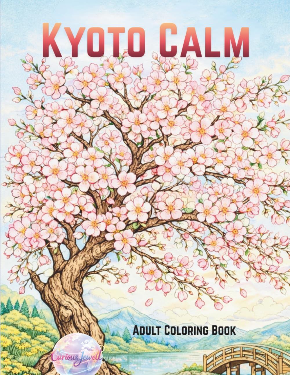 Kyoto Calm Adult Coloring Book