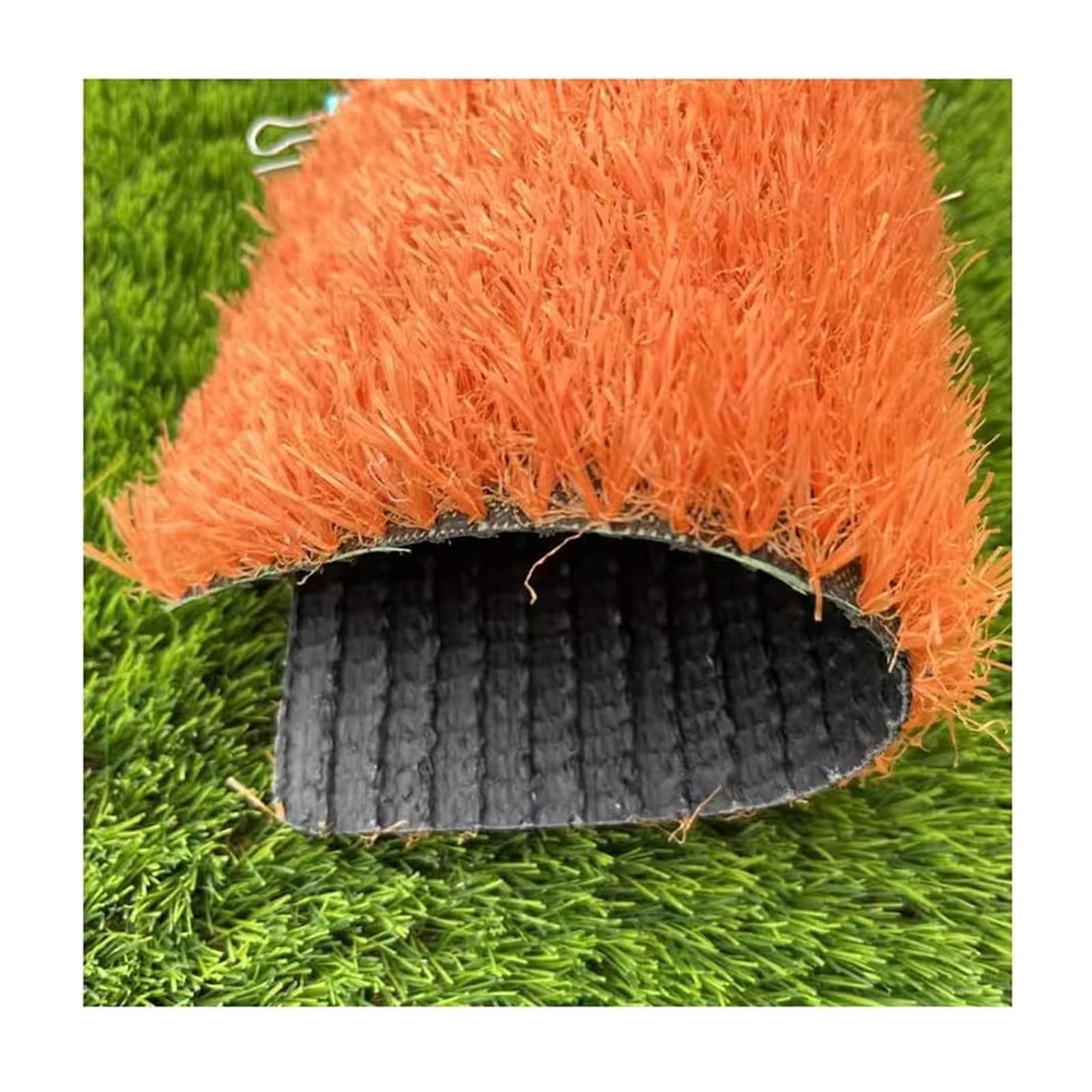 Rotolo di Erba Artificiale Spessa 3 cm con Fori di drenaggio for Decorazioni for Prati Interni ed Esterni(39x118in)