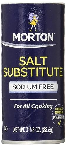 Morton Sustituto de Sal, Libre de Sodio, 3.12 Onzas