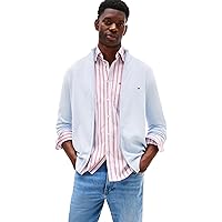 Tommy Hilfiger Uomo Pullover con Cerniera Essential Cotton Zip Thru Colletto alla Coreana