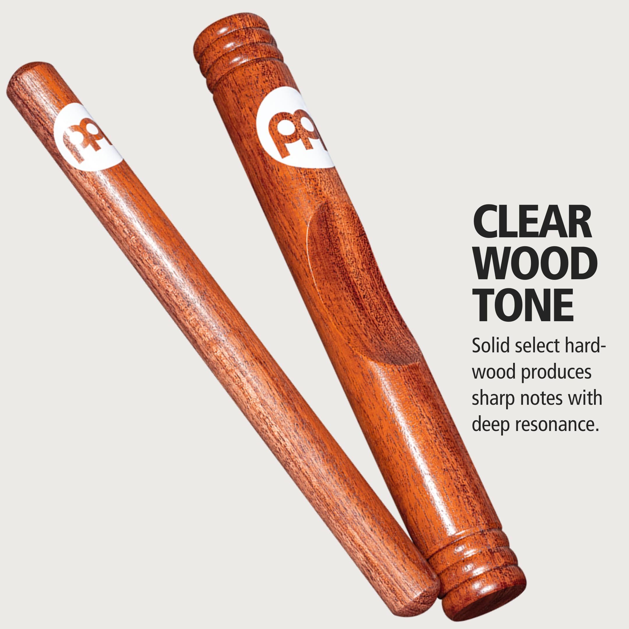 Meinl Percussion CL2RW - Tambor de hendidura de madera color rojo