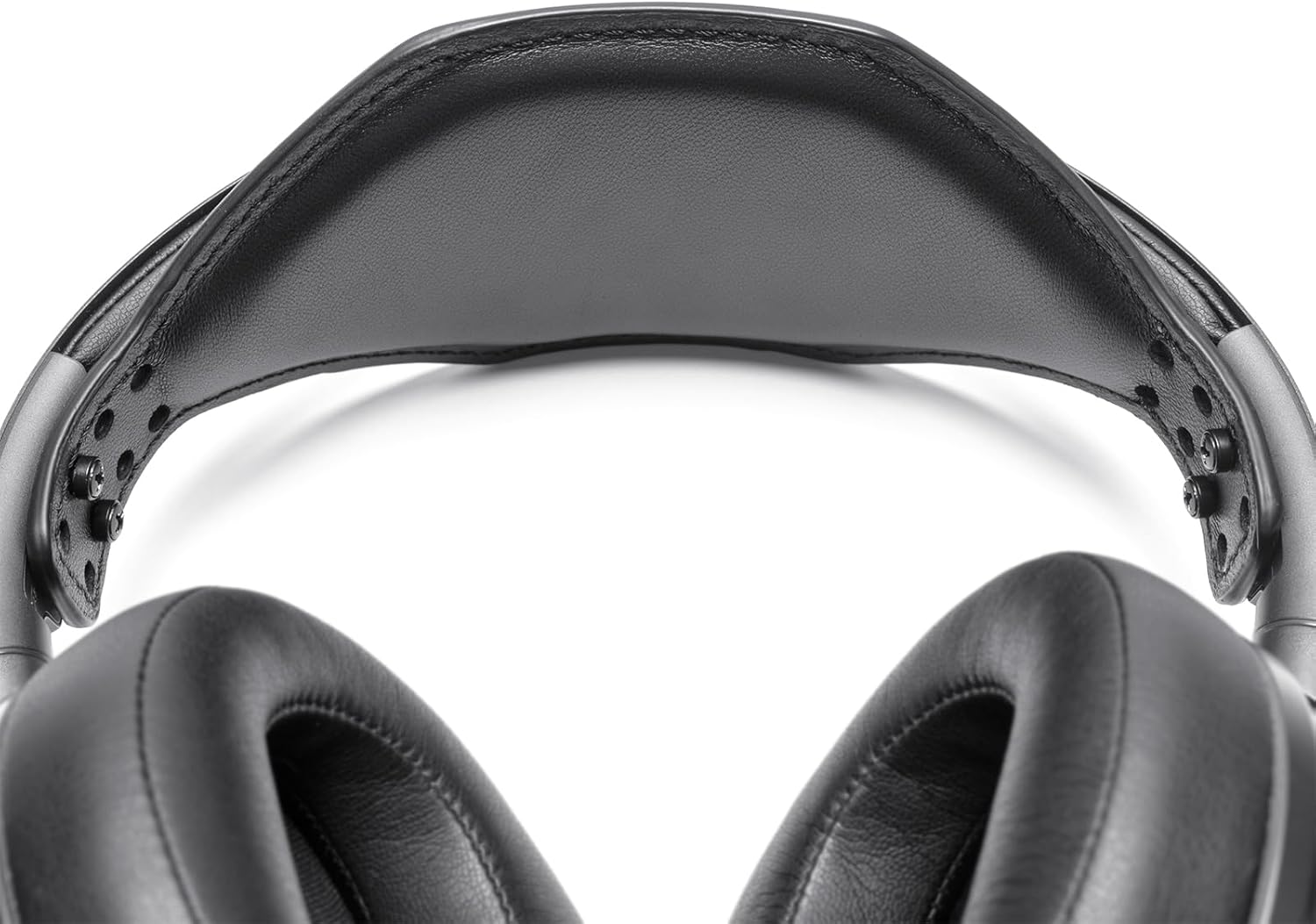 Super Wide Hexagon Genuine Leather Headband Strap with Foam Padding - Compatible with Audeze Maxwell Gaming Headset & Audeze MM-100 Professional Headphone, Premium Double-Sided Leather