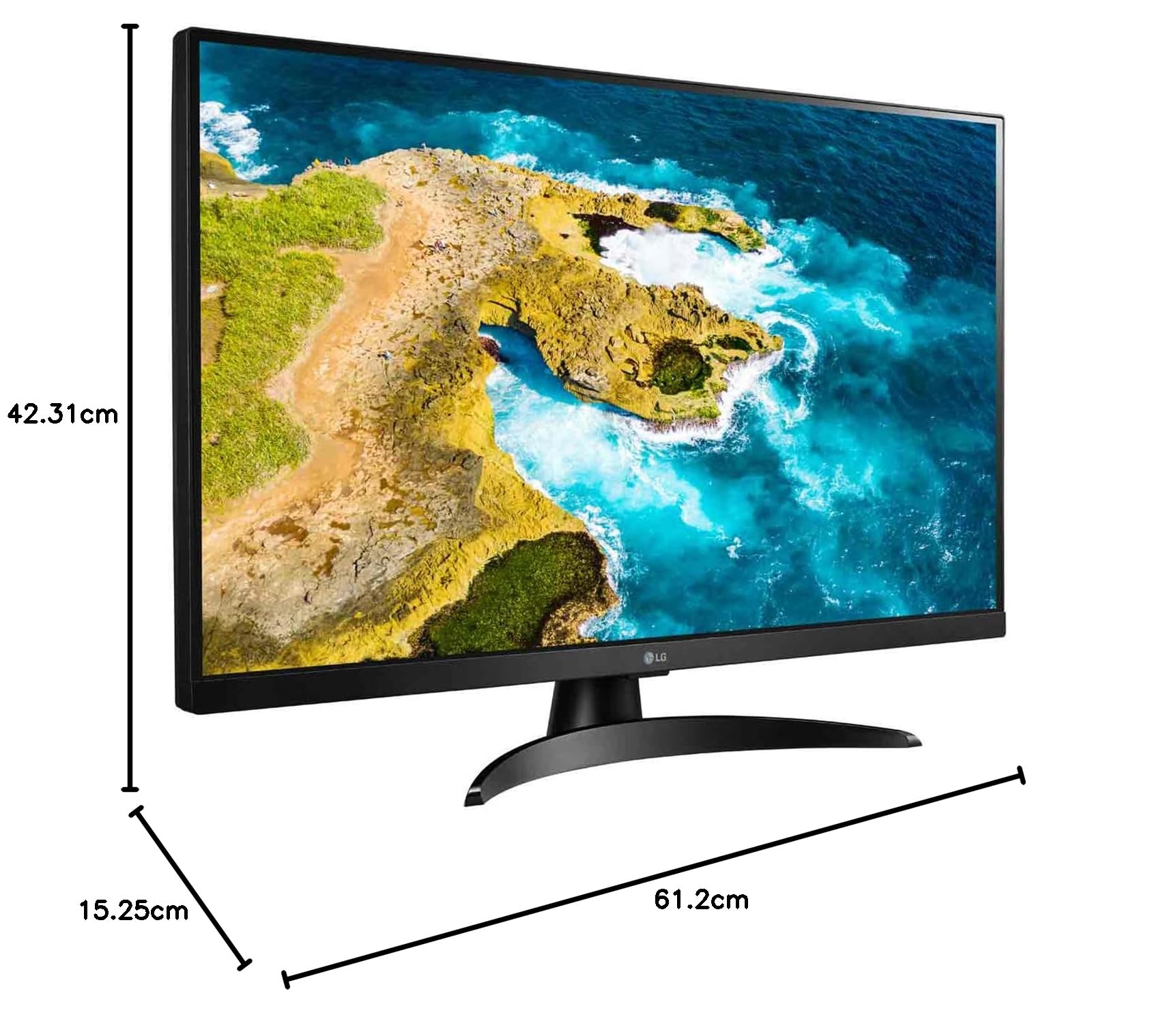 LG TV 27TQ615S-PZ 27" LED TV MONITOR IPS FHD 1MS 250CD M2 HDMIX2 USB2.0