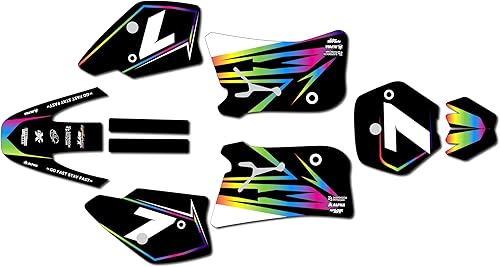 Miniatura 9 de Kit de gráficos para KTM 50SX MINI SX50 (1998-2001) serie Bold Orange 09 Mil-Dirt pit bike pegatinas de motocicleta, accesorios de motocross