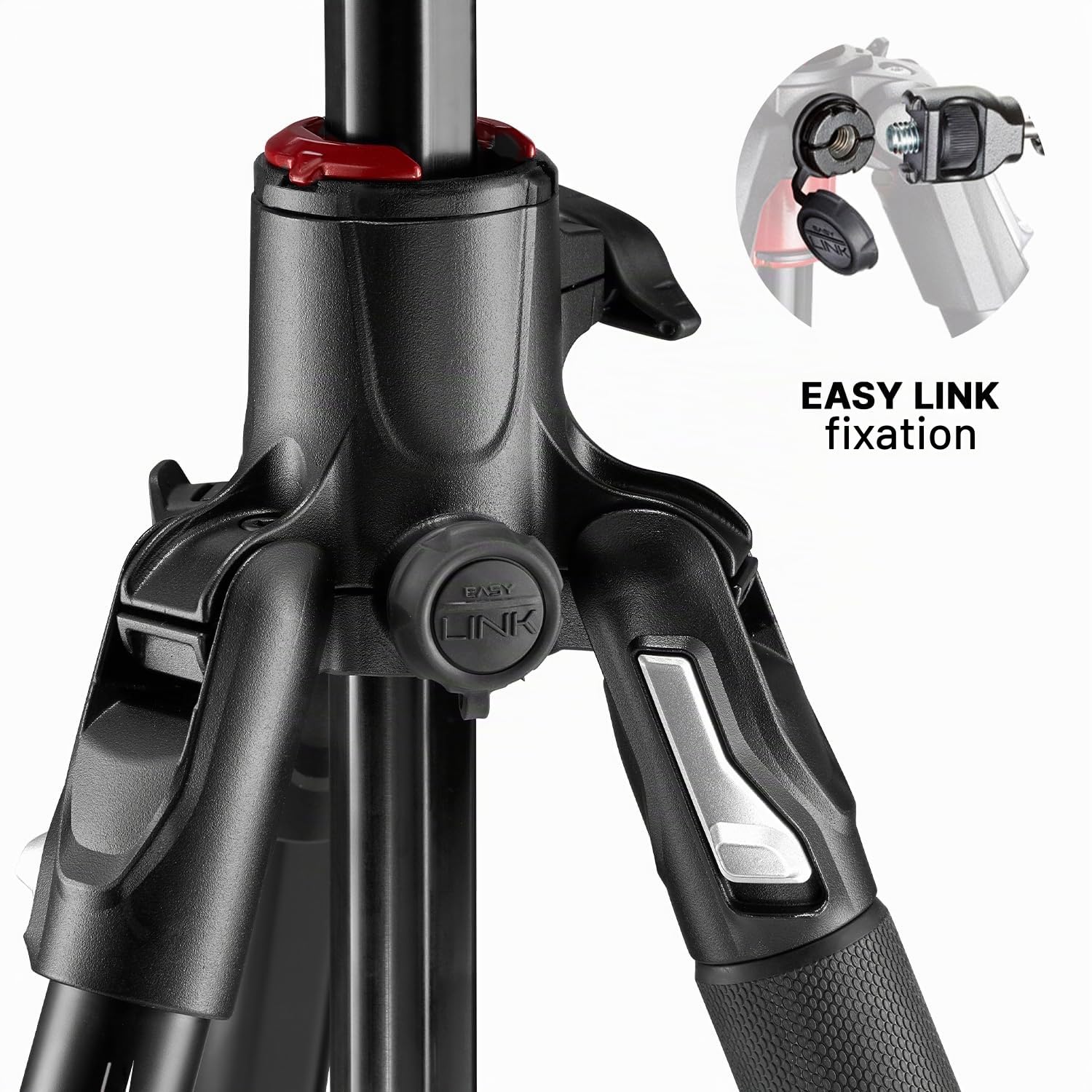 Manfrotto Befree GT XPRO Trépied Aluminium, Rotule Ball Centrée 496, Fermeture Twist, Colonne 90°, Plateau 200PL-PRO, pour Reflex, Hybrides avec Objectifs à Longue Focale, Photo Macro, MKBFRA4GTXP-BH