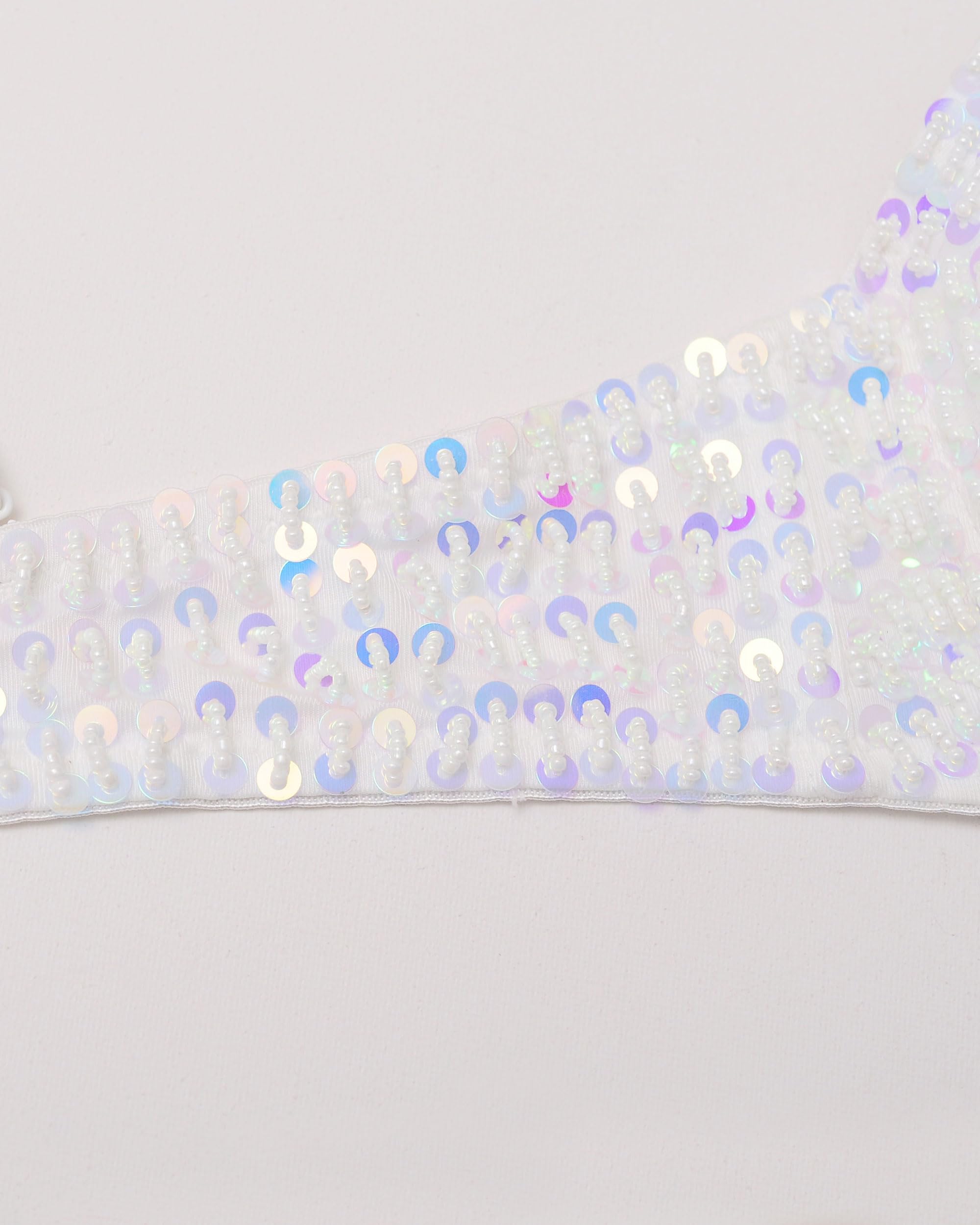 ROYAL SMEELA Sujetador de Danza del Vientre con Lentejuelas Mujer Sujetadores Top de Danza Oriental Strass Adulto