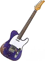 Vista 1 de Censtar Relic - Guitarra eléctrica, cuerpo ELM y cuello de arce, tuerca de hueso, guitarra reliquia de 6 cuerdas, guitarras eléctricas