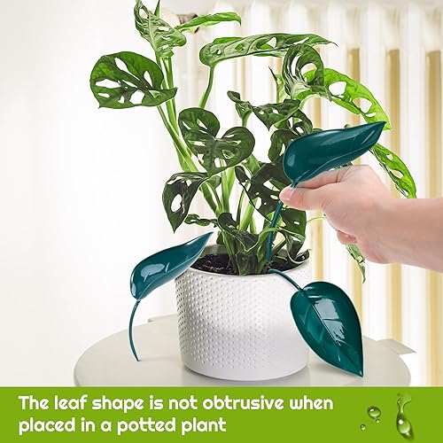 Miniatura 5 de Guiqulai 16 dispositivos de embudo de riego de plantas, riego de plantas de interior, inserto de maceta de hojas, dispositivo de riego por goteo,