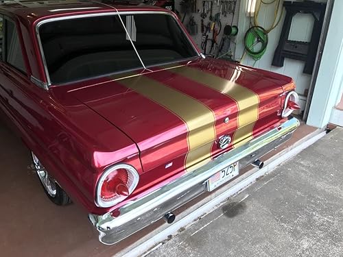 Miniatura 5 de Your Design Oracal 651detalles en oro metálico, vinilo calcomanía, diseño de rayas brillante cinta