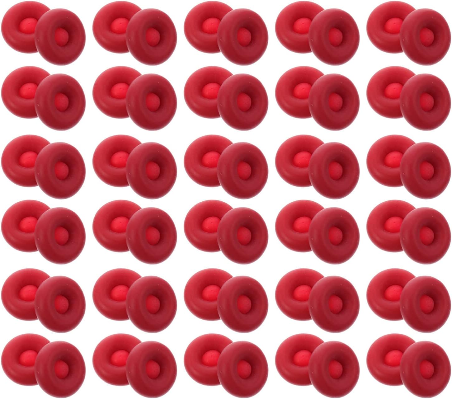 VOSAREA 50pcs Caulk Saving Caps Sealing Cover for Caulk Preservation Prevents Drying and Leakage for Caulking Tubes and Adhesives Red Protective Caps for