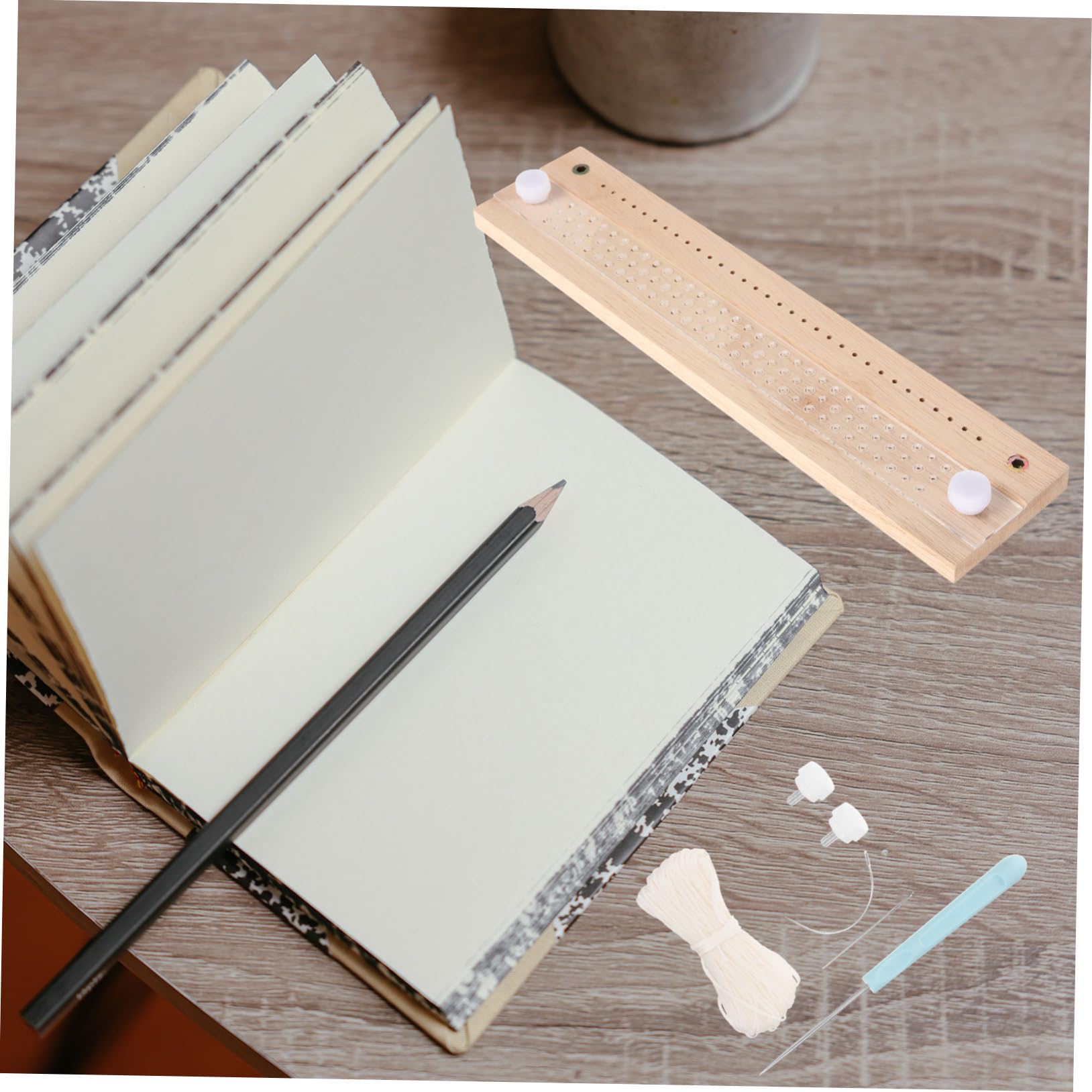 Kit per Rilegatura Libri, Foratrice Manuale, Beige