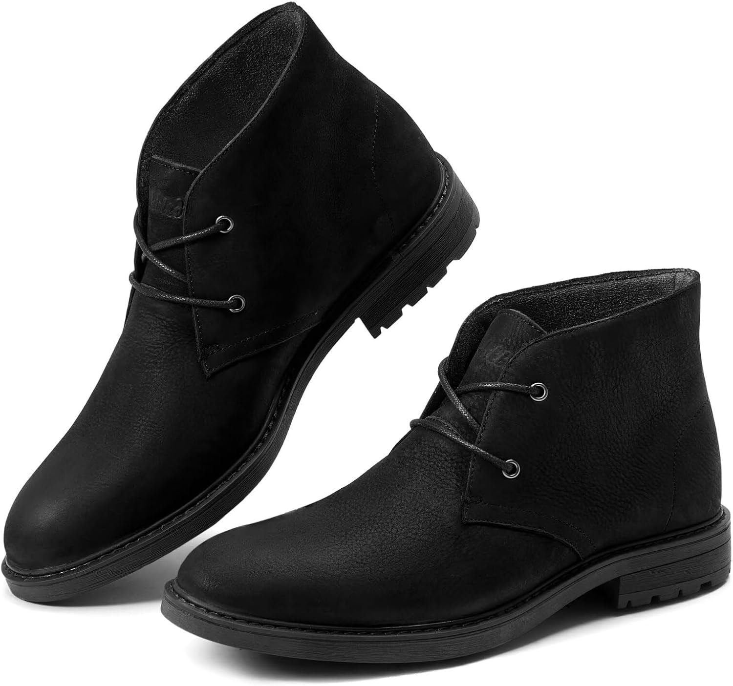 Arkbird Chukka Boots for men, Grainy Leather Lace-up Ankle Boot Fashion and Comfort Casual Oxfords