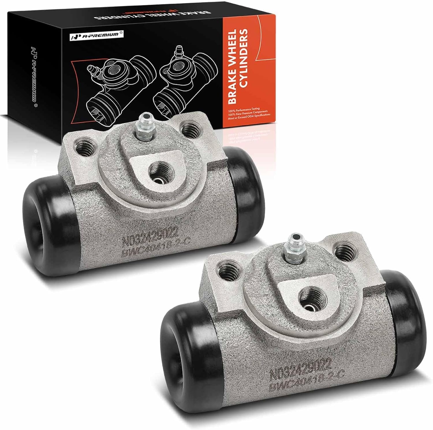A-Premium Rear Drum Brake Wheel Cylinder Compatible with Select Chrysler, Dodge and Plymouth Models - Town & Country, 300, Dart, Imperial, New Yorker, Newport, 880, 440, Polara, Belvedere, 2-PC Set