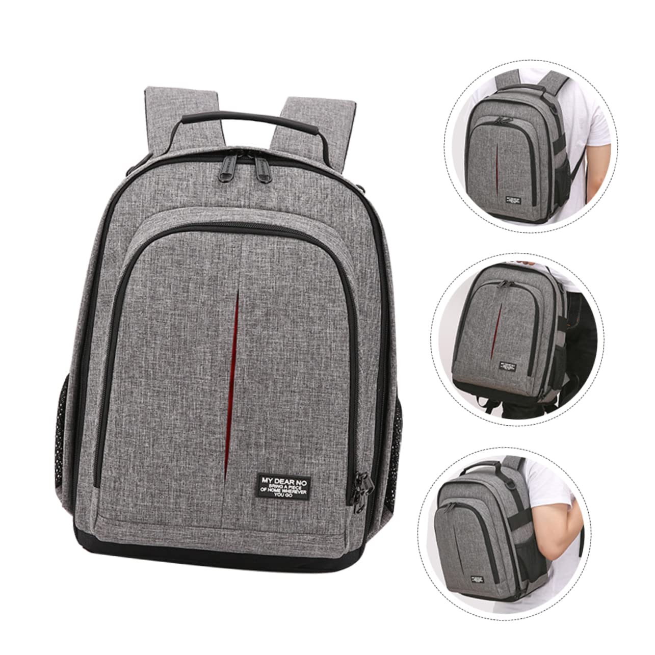Zaino per Fotocamera per Esterni, Borsa Fotografica Oxford, Spallacci Comodi, Uso Multifunzione, per Viaggio e Riprese