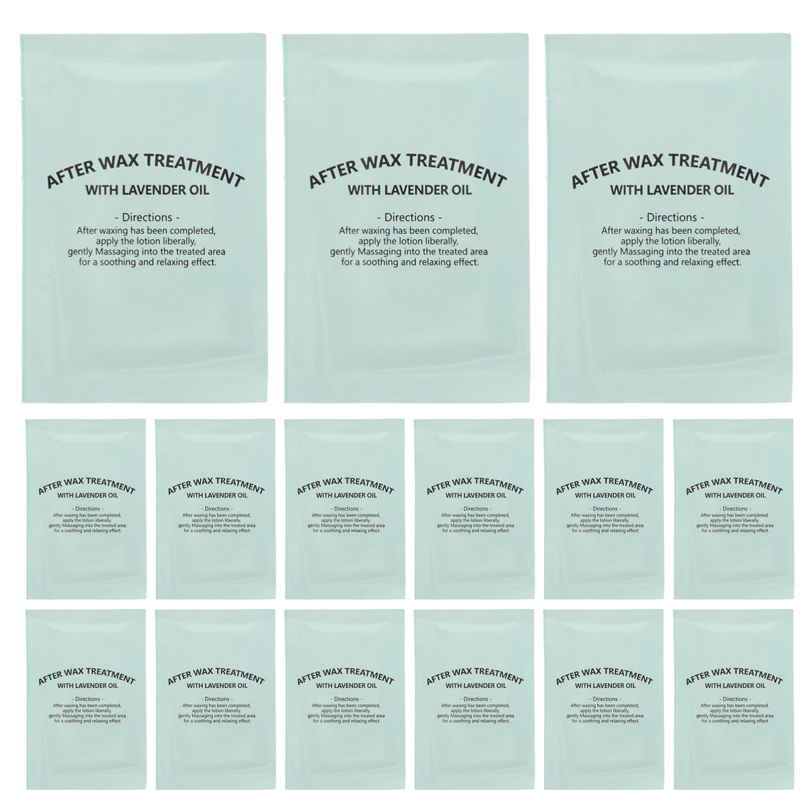 VICASKY Wax Post Wax Calming Oil 20 Pack Skin Cleaning Pads for after Waxing Redness Reduction Waxing Care Kit