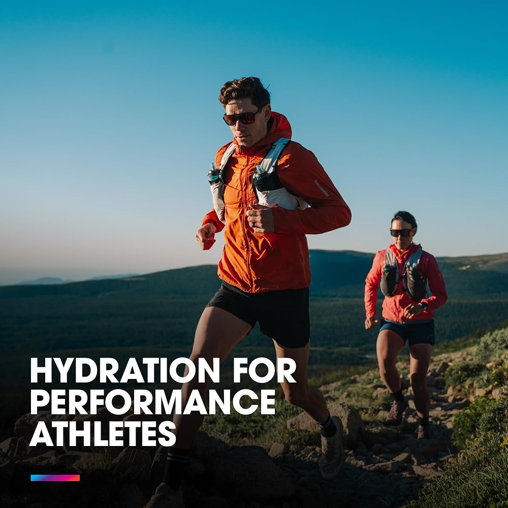 HydraPak PocketFlask 500ml - Compressible, Low Profile Soft Flask Water Bottle, Ideal Fit for Run Belts and Form Fitting Pockets with Locking Cap (500ml/17oz)