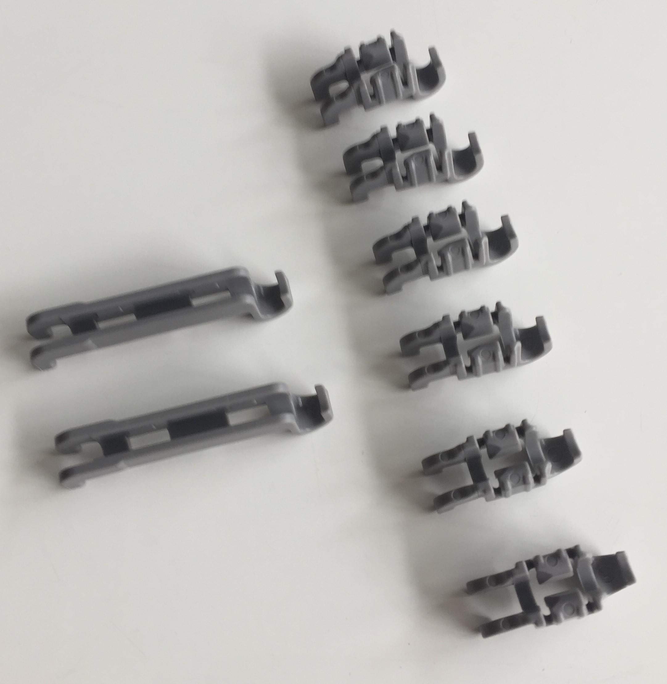 Geschirrspüler Unterkorb Lagersatz 00428344 - 8-teiliges Lager Set