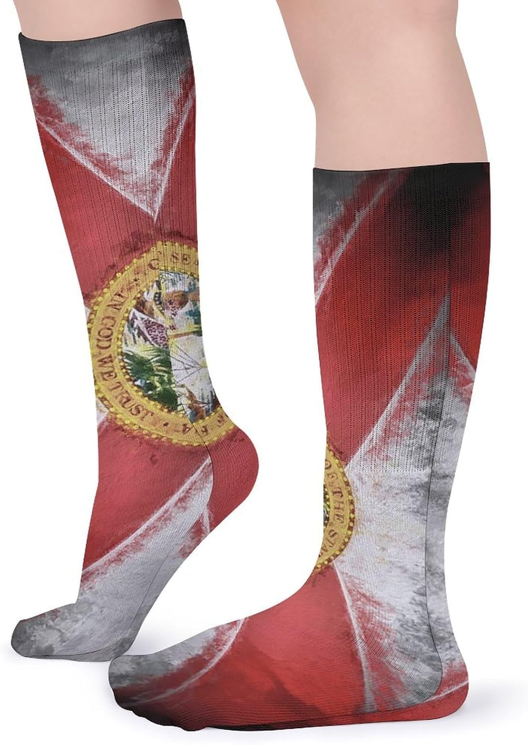 Zakqeik Brazilian Flag Pack of 5 Womens Socks Winter Warm Hiking Socks Funny Calf Athletic Socks