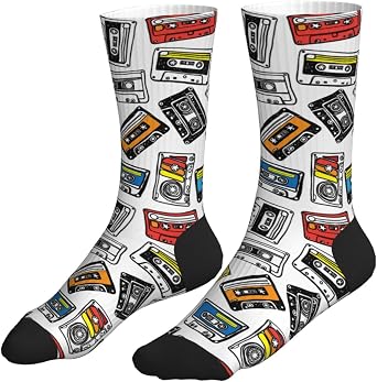 MOLIAN Cute Hippo Athletic Crew Socks For Women Men Novelty Sports Socks