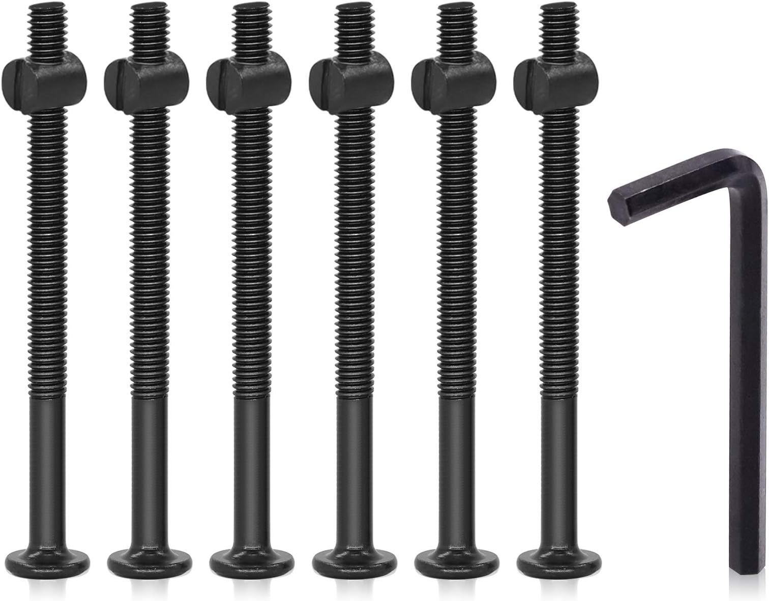 Baby Bed Screws Bolts Kit, binifiMux 114pcs[14 Sizes] M6