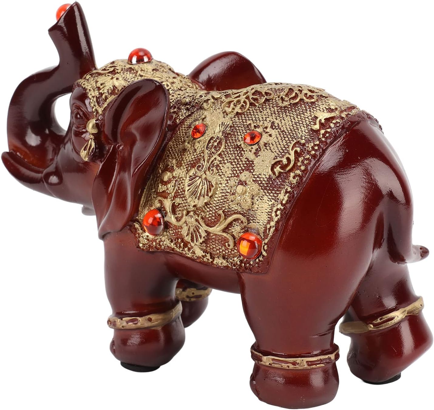 Yctze Elephant Statue - Elegant Elephant Decor for Home, Bedroom, Office, Attracts Luck and Prosperity, Lifelike Design for a Warm Ambiance