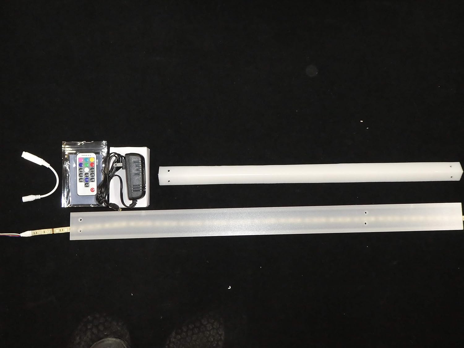 LED Single Step Bundle with Tread, LED Light Tape and Mini DMX Controller (Opaque, 5 FT)