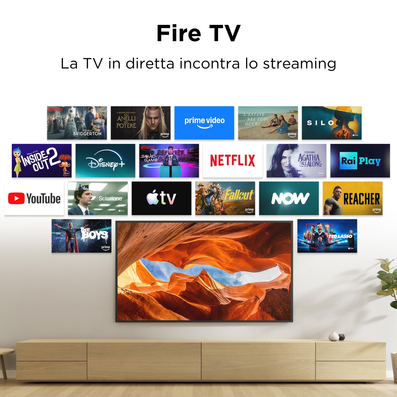 TCL 32V5D – Smart TV QLED Full HD HDR da 32" con Fire TV | Direct LED, Apple AirPlay 2, Press & Ask Alexa, Metallic Bezel-Less Design