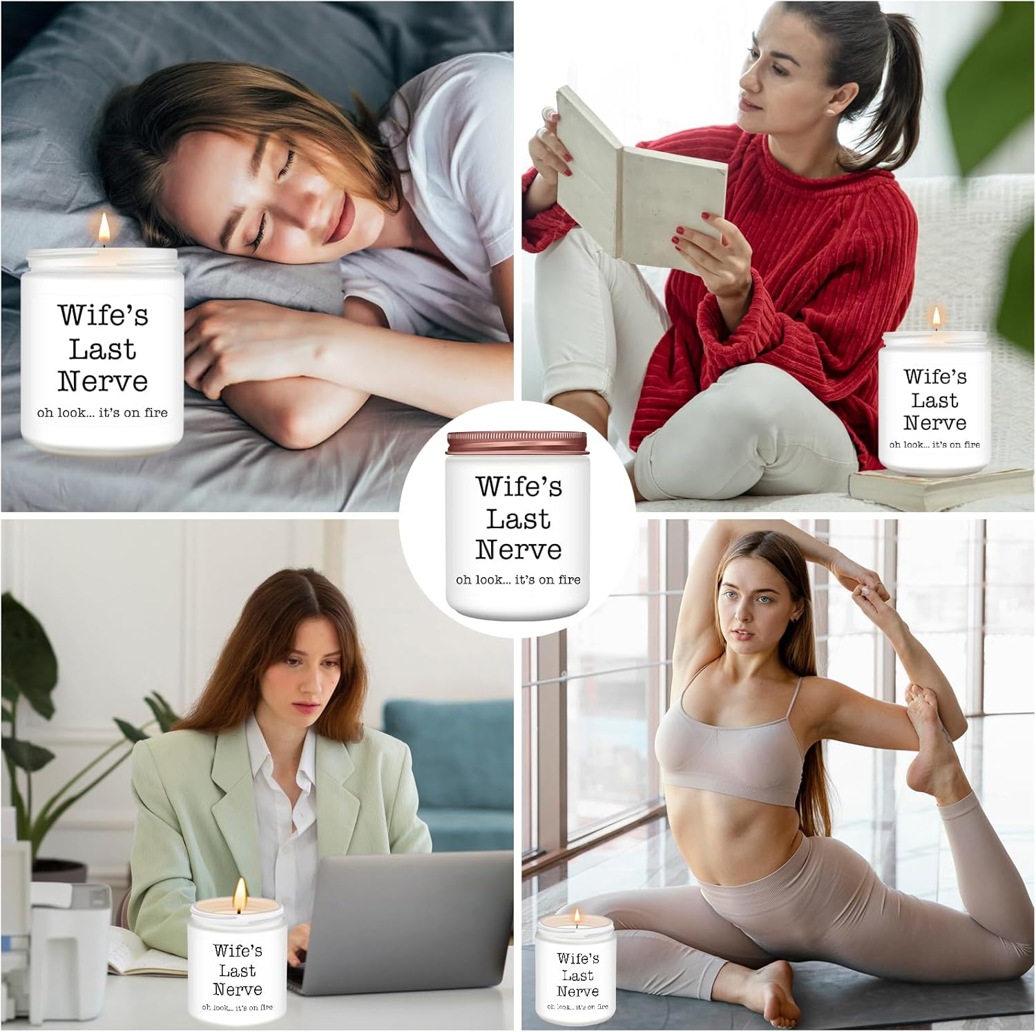 Homsolver Gifts for Wife from Husband, Wedding Birthday, Mothers Fathers Day,Christmas, Anniversary, Valentines, Romantic Scented Candles - Image 6