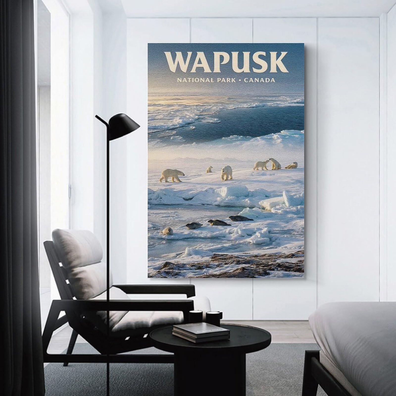 Junmoney Wapusk National Park Canada Wall Art Print, 16x24inch(40x60cm), for Workspace Walls, Study Corners Or Bedrooms, A Smart Decor Choice for Study Walls
