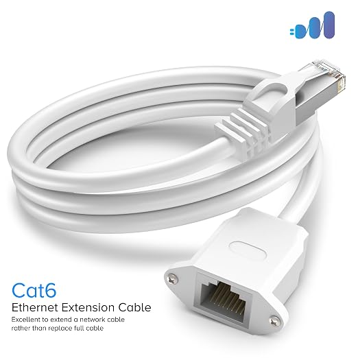 Cable Extensor Ethernet Cat 6 Maximm 10 pies 2 unidades miniatura 7