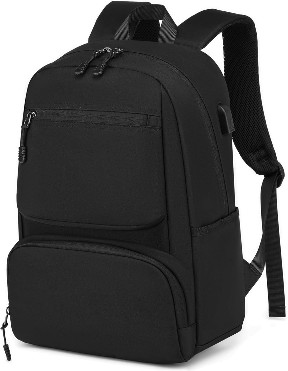 Backpack Lightweight Water Resistant Backpack for College Travel Work for Men and Women Black