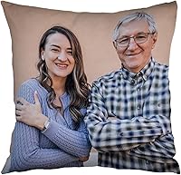 Vista 8 de Kufutee Funda de almohada personalizable con imagen/texto, funda de almohada personalizada con foto para decoración del hogar de Navidad (niño)