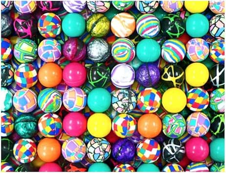 100 MIXED 27MM SUPERBALLS, HIGH BOUNCE VENDING, SUPER BOUNCY CARNIVAL BIRTHDAY XMAS GIFT