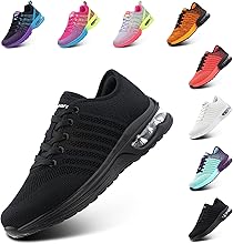 Zapatillas de Running Mujer Deportivas Zapatos Ligero Zapatillas de Running Casual Transpirables Gimnasio Sneakers Deportivas 36-42 EU0