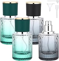 Vista 8 de Segbeauty Botella de spray de niebla fina de 1.0 fl oz con kit de recarga de perfume, botella atomizadora de perfume recargable negra de 1 oz