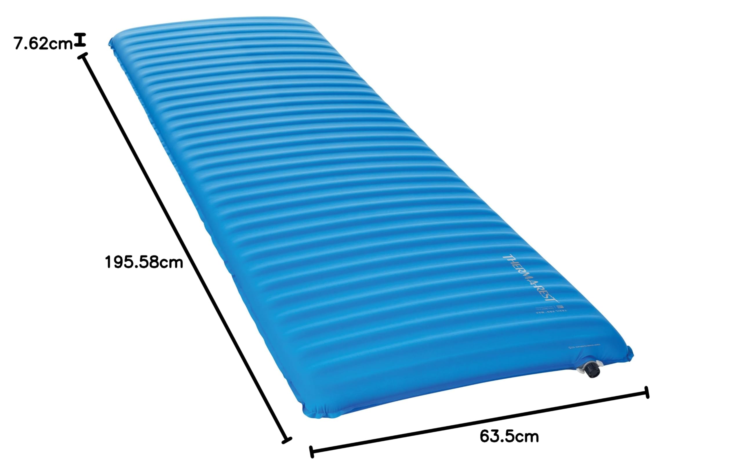 Therm-a-Rest Trail Pro MAX - Colchoneta de Dormir Ligera para mochilero, Grande