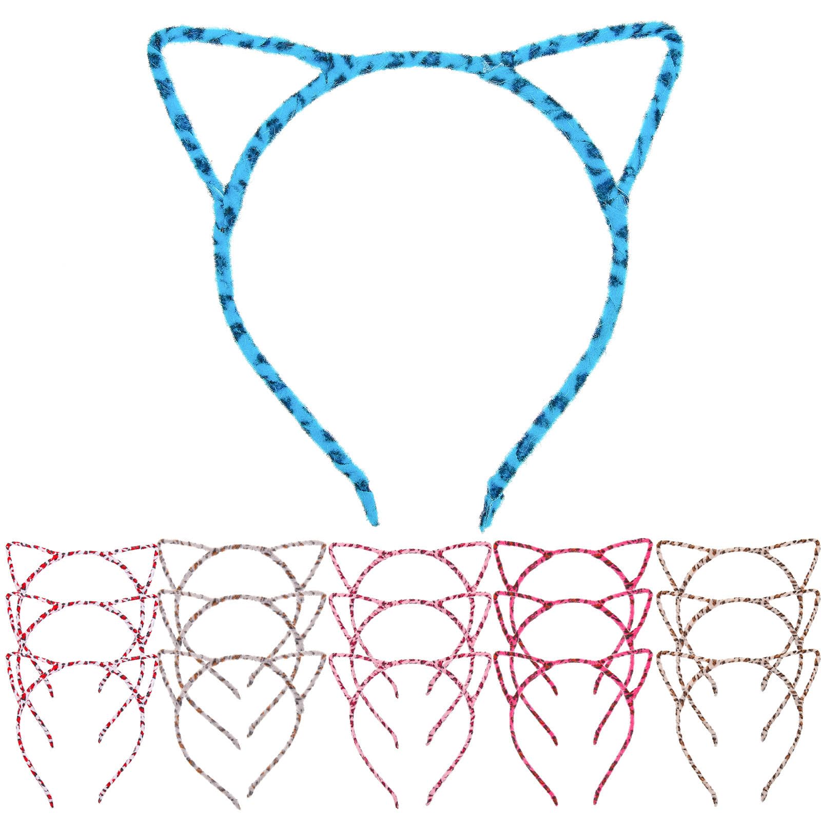 Diademas con orejas de gato peluche para cosplay y accesorios de pelo en grupo 8