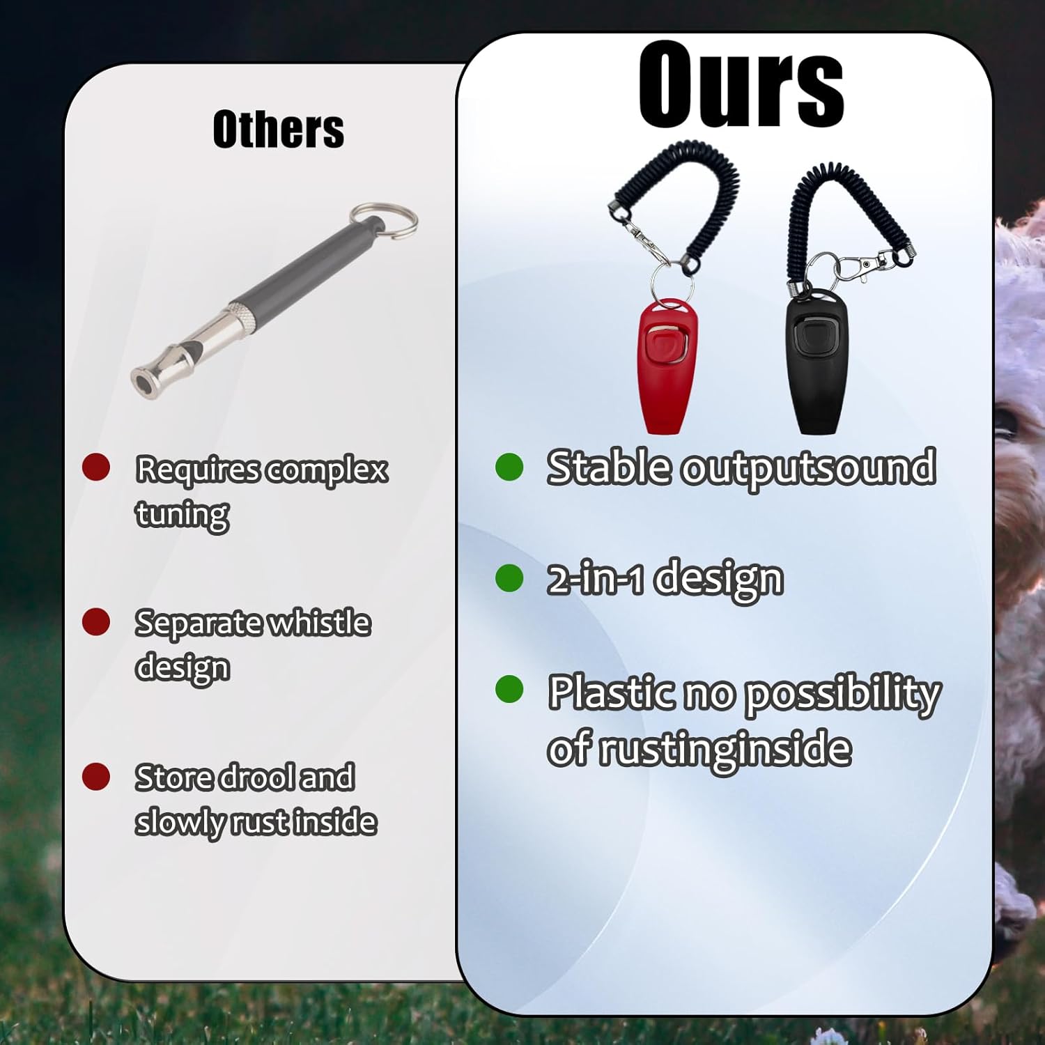 Conseils d'utilisation sifflet chien