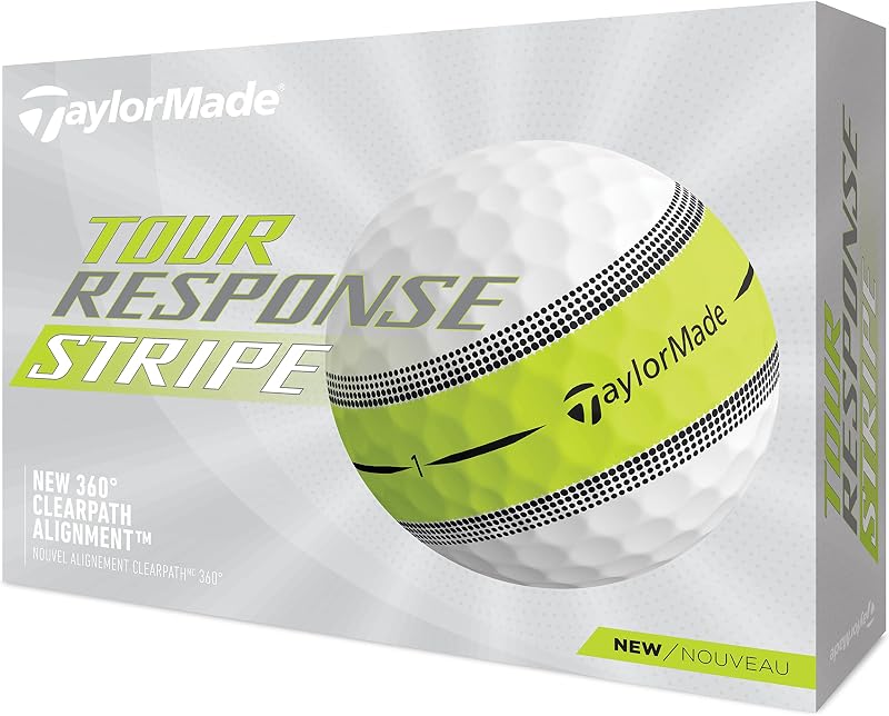 Pelotas de golf a rayas Taylormade Tour Response