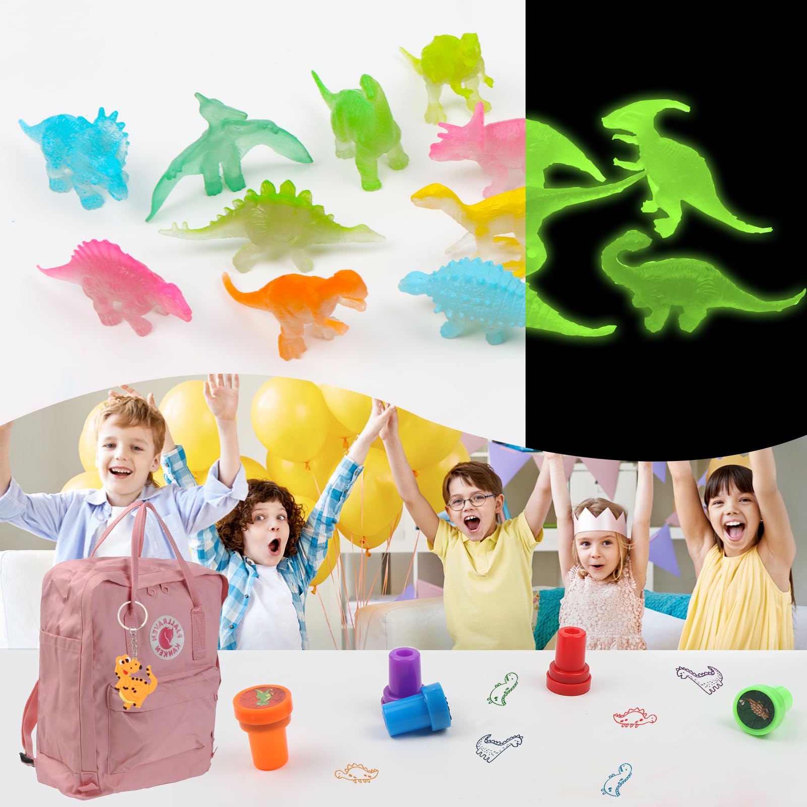 98 stuks dino-cadeautjes voor kinderverjaardag, feestgastgeschenken