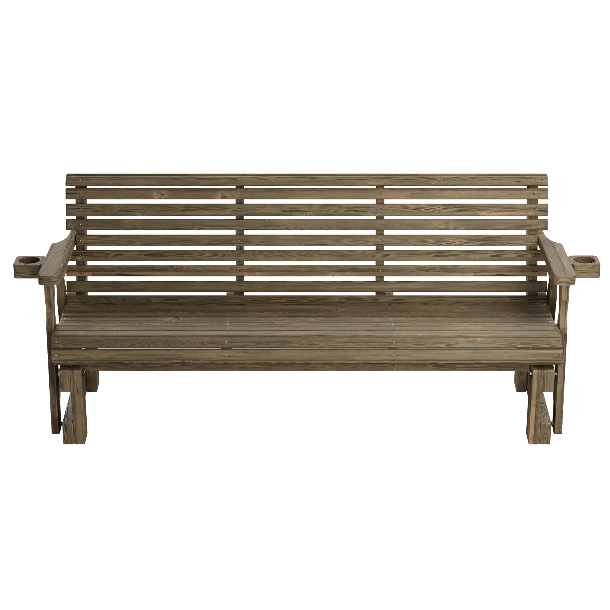 Amish Heavy Duty Roll Back Porch Glider