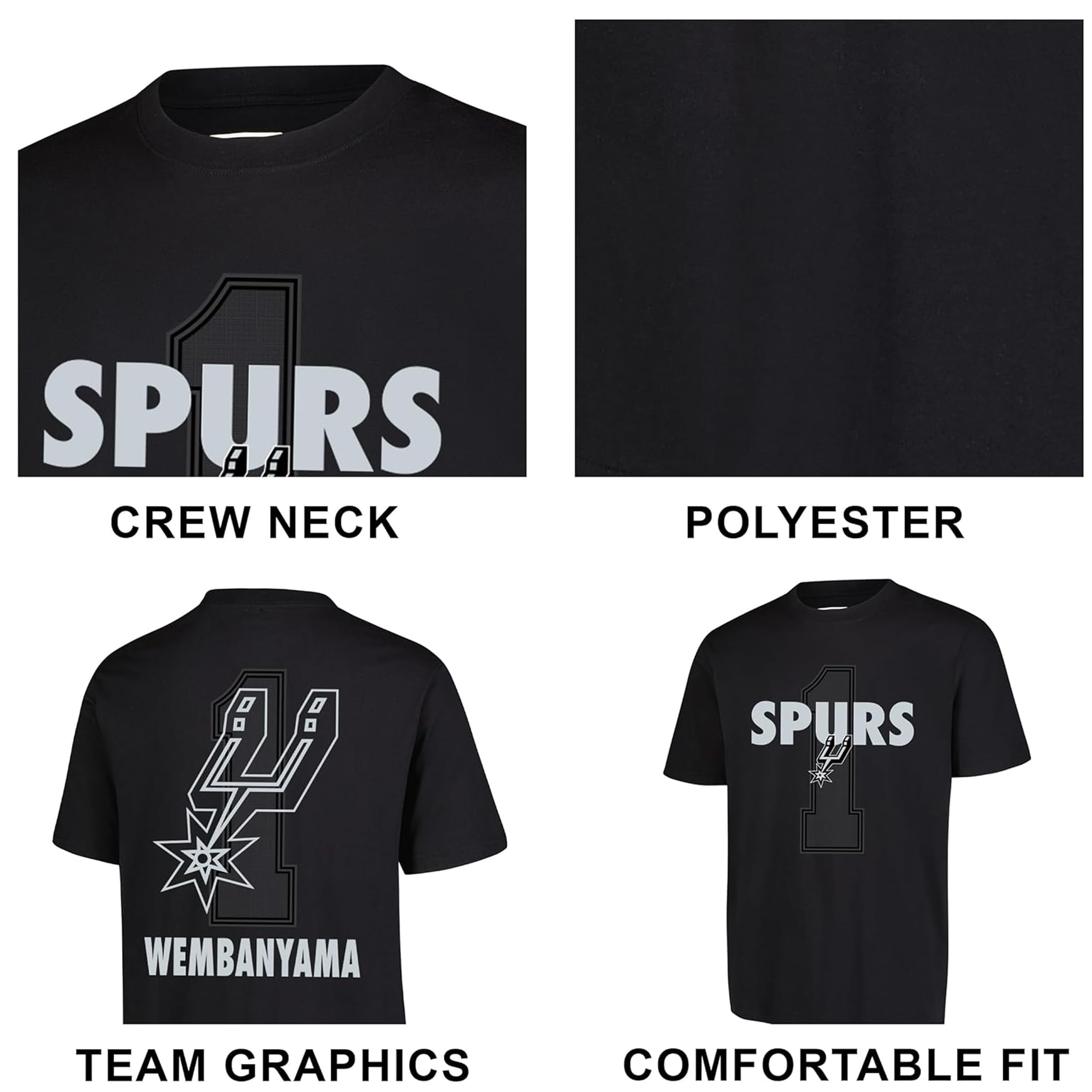 Ultra Game Maglietta ufficiale NBA Super Soft Fly High Players da uomo