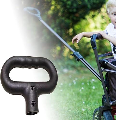 Miniatura 2 de Mango de empuje de carro de carro, mango de empuje plegable de repuesto, práctica manija de carro de mano para pieza de repuesto de carrito de