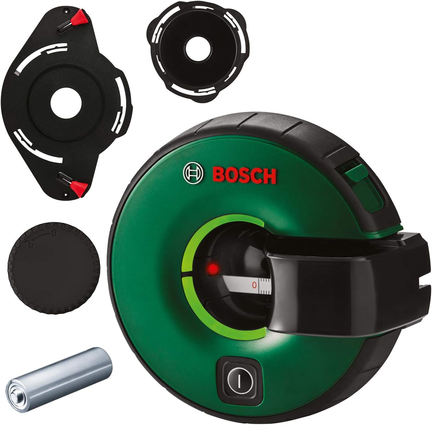 Bosch Atino Line Laser (1.5 M Working Range, Horizontal Or Vertical Levelling, Integrated Measuring Tape, In Cardboard Box)