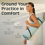 Retrospec Solana Yoga Mat 1/2" Thick w/Nylon Strap for Men & Women - Non Slip Excercise Mat for Yoga, Pilates, Stretching, Floor & Fitness Workouts