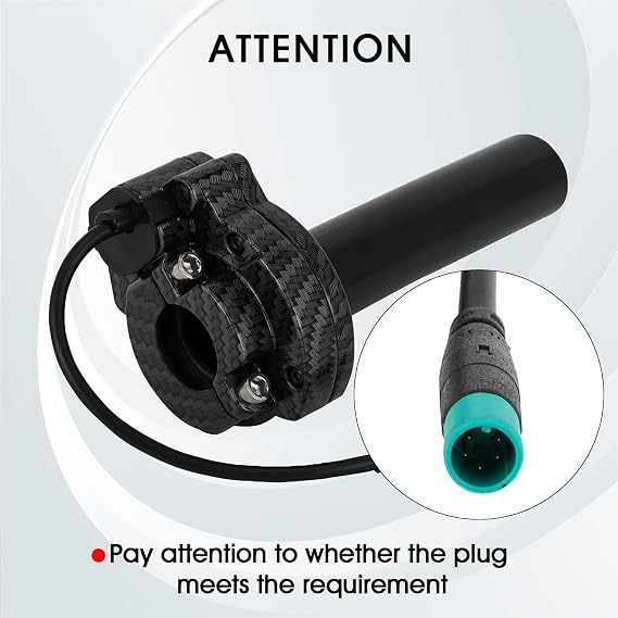 Motorcycle Throttle Twist Grip,Handlebar Grips-Carbon Fiber Pattern