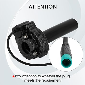 Motorcycle Throttle Twist Grip,Handlebar Grips-Carbon Fiber Pattern