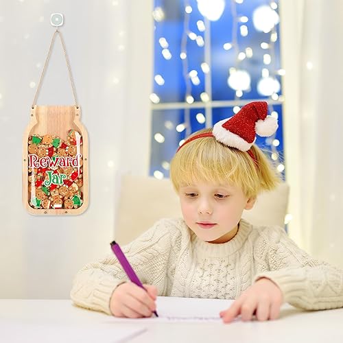 Miniatura 10 de Groovy - Tarro de recompensa para niños, entrenamiento para ir al baño, tabla de recompensas de entrenamiento de comportamiento y tabla de tareas,